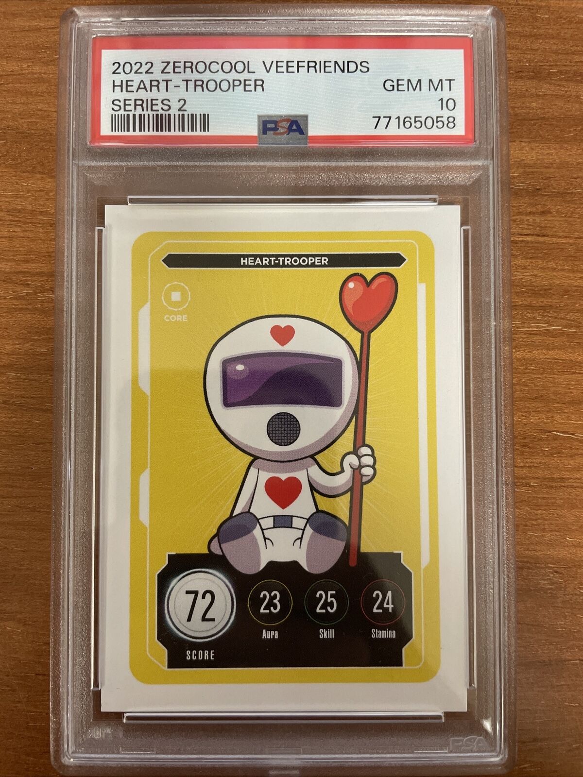 ZeroCool VeeFriends Compete And Collect Series 2 Heart-Trooper PSA 10 Gem Mint