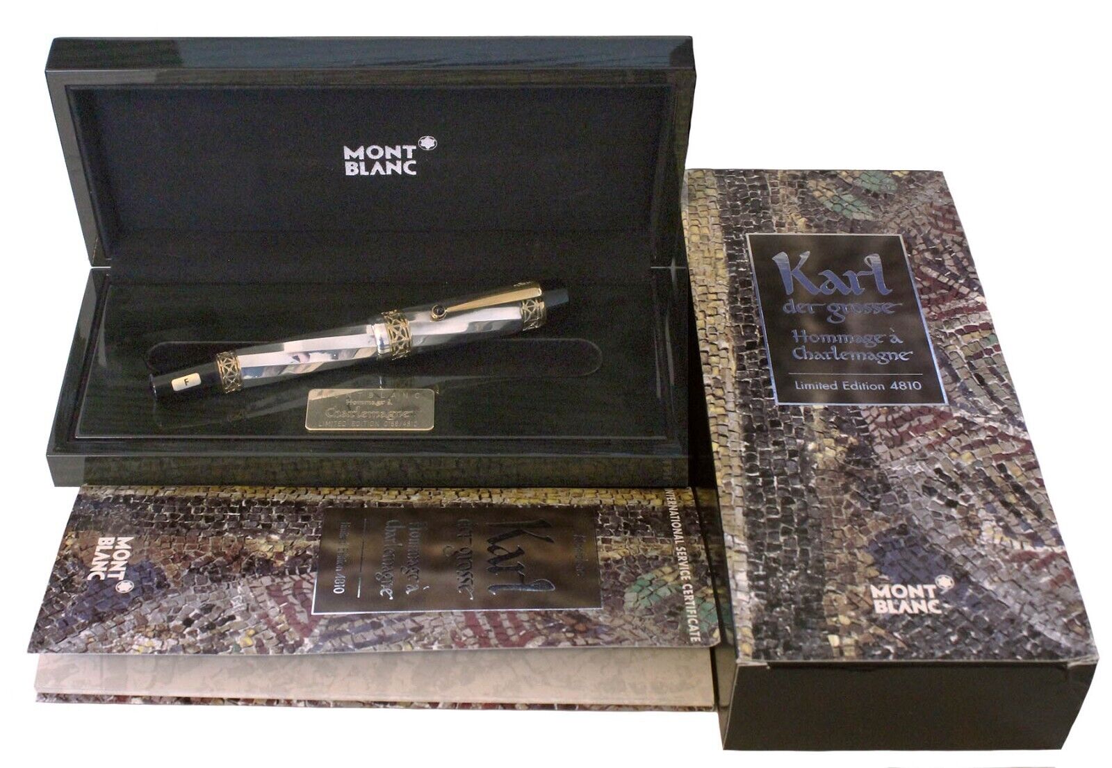 2000 MONTBLANC KARL DER GROSSE PATRON OF THE ART LIMITED EDITION FOUNTAIN PEN