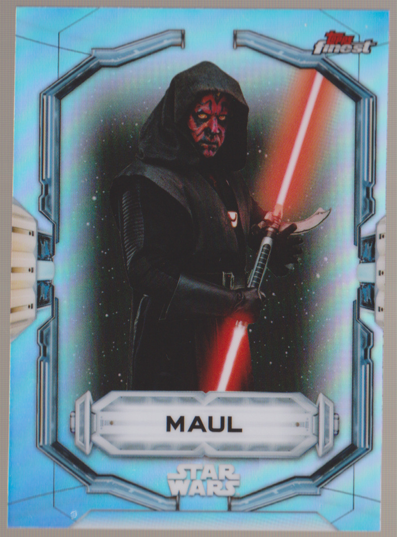 2022 Topps Finest Star Wars Darth Maul Refractor #29 Solo: A Star Wars Story