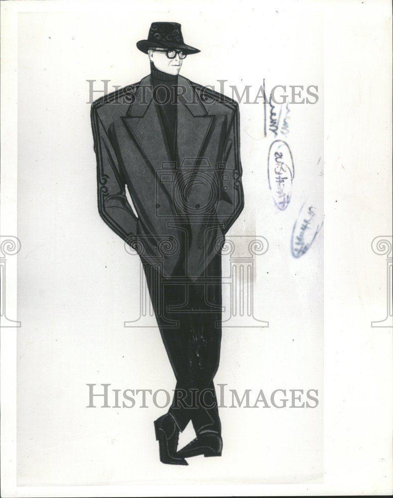 1989 Press Photo Jerry Hall Black Lace Jacket Elton Bra - RRV54951