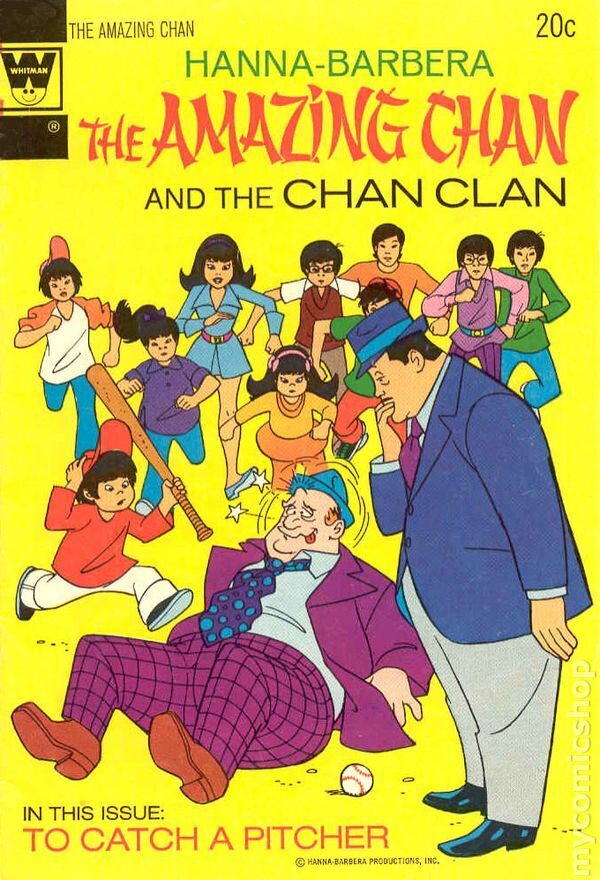 Amazing Chan and the Chan Clan #2 VG- 3.5 1973 Whitman Stock Image Low Grade