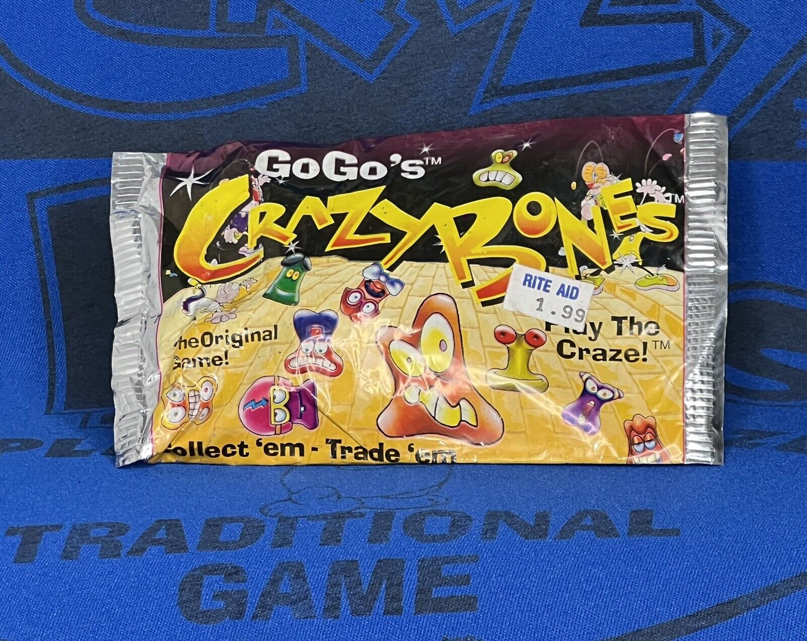 GoGo\'s Crazy Bones Classic Original Series 1 New Sealed Pack RARE