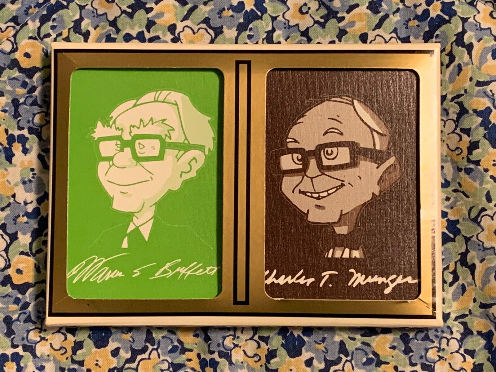 2008 Berkshire Hathaway Warren Buffett Charlie Munger Playing Cards - Used Once