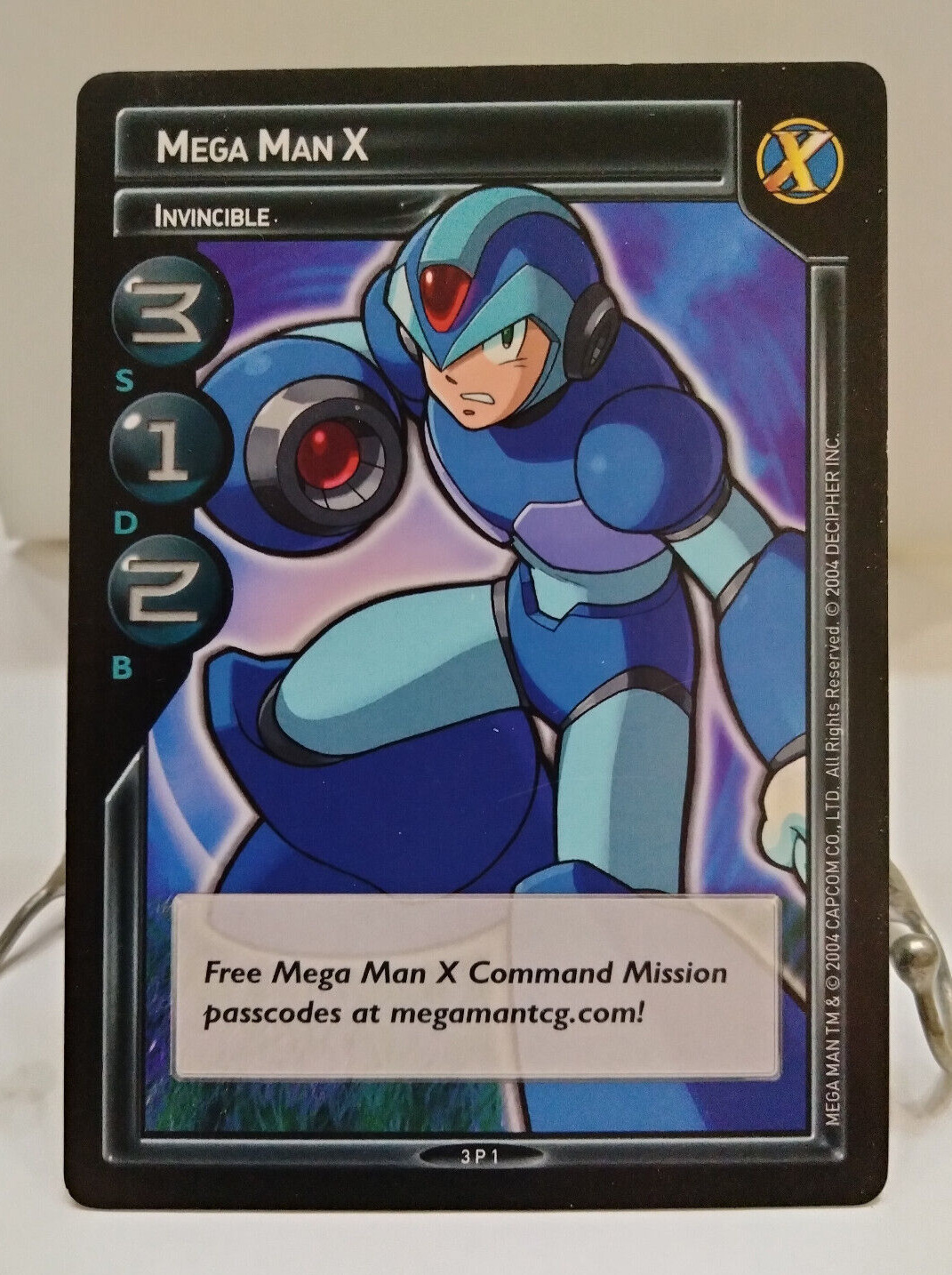 Mega Man Trading Card Game - Mega Man X - 3P1