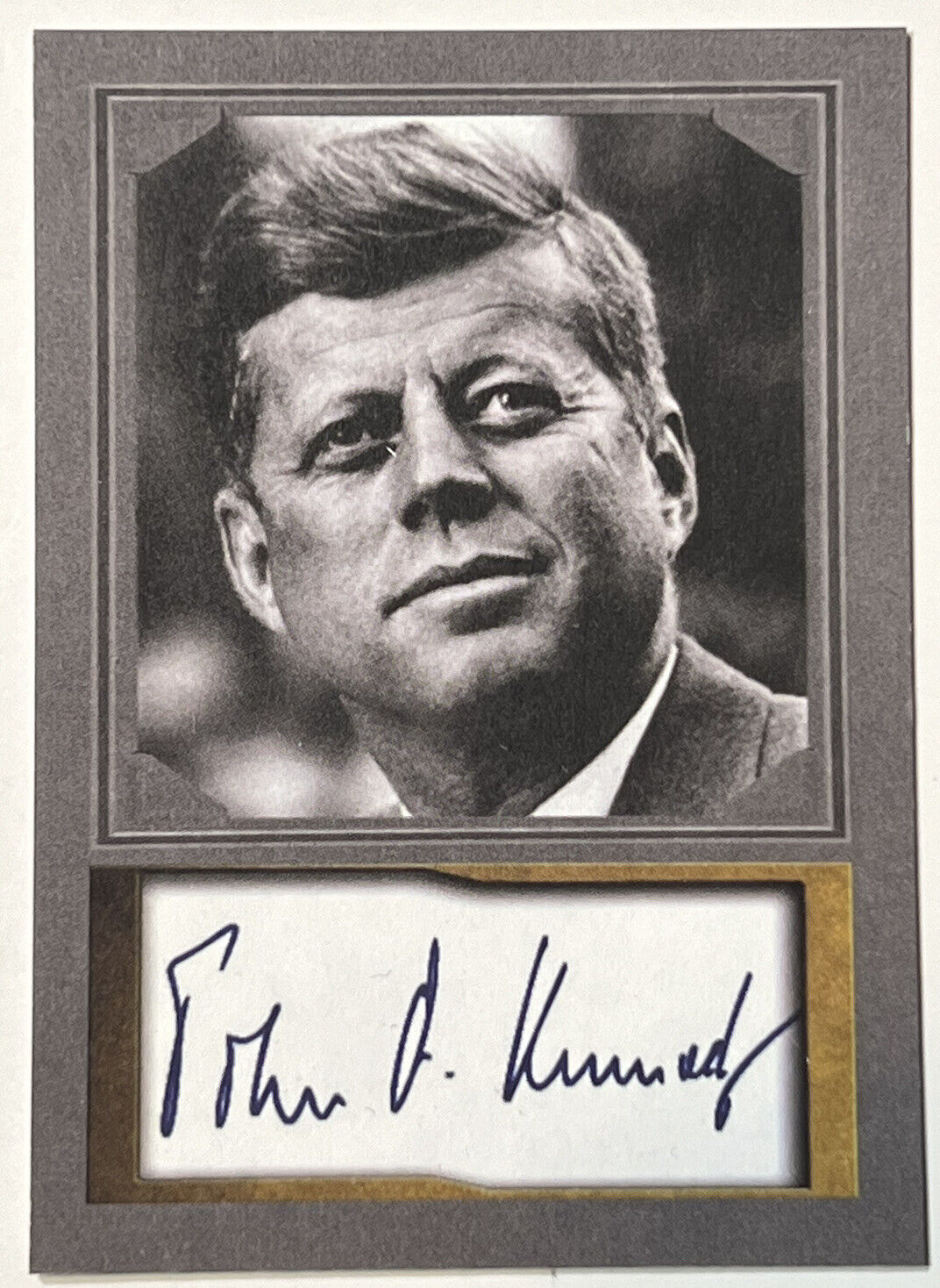 John F. Kennedy JFK 2020 D. Gordon ACEO Sample Card United States President