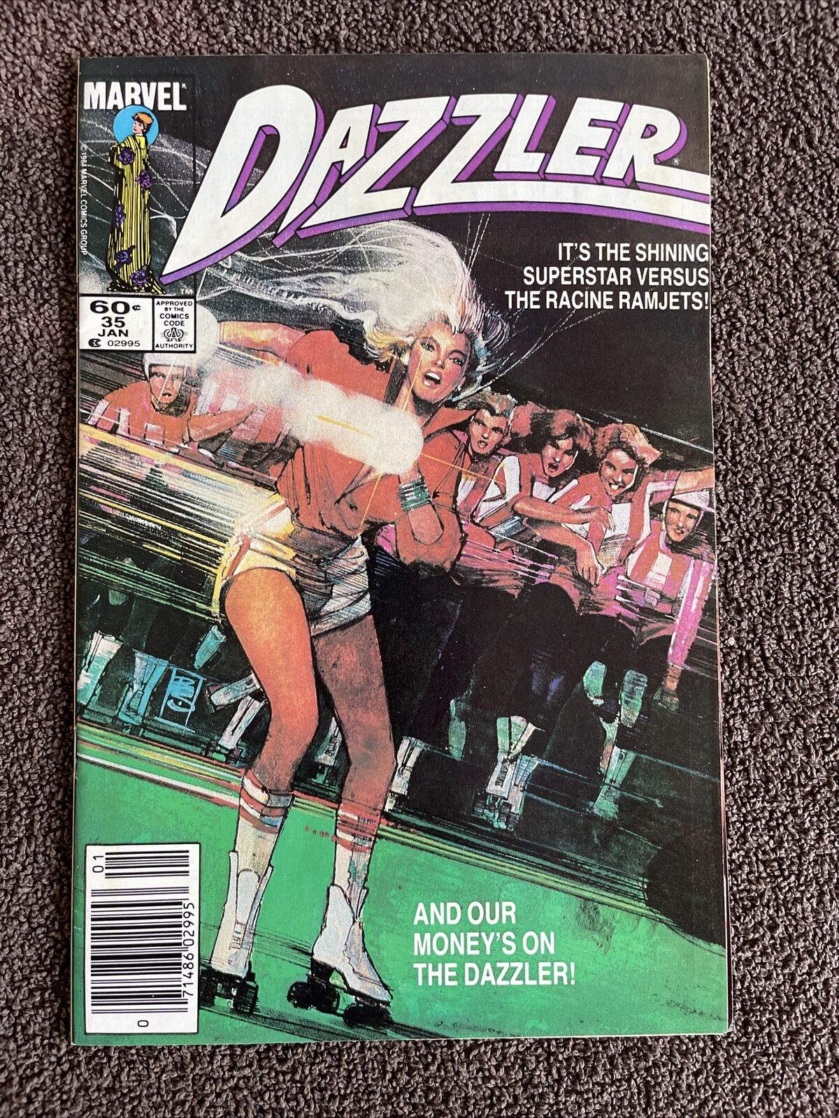 DAZZLER #35 (Marvel, 1985) Shooter & Springer ~ Sienkiewicz Cover ~ Newsstand
