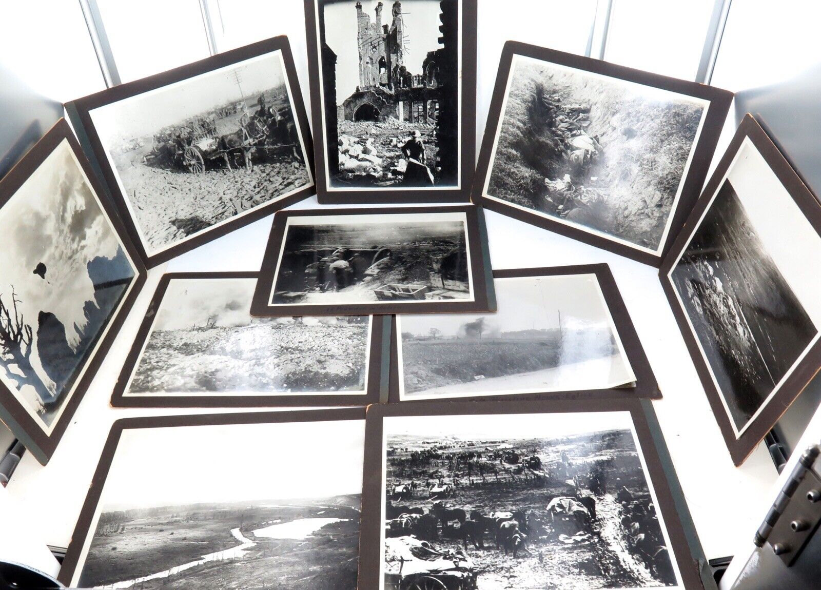 .SUPER RARE LOT  WW1 20 x 1917-18 FRANK HURLEY ORIGINAL SILVER GELATIN PHOTOS