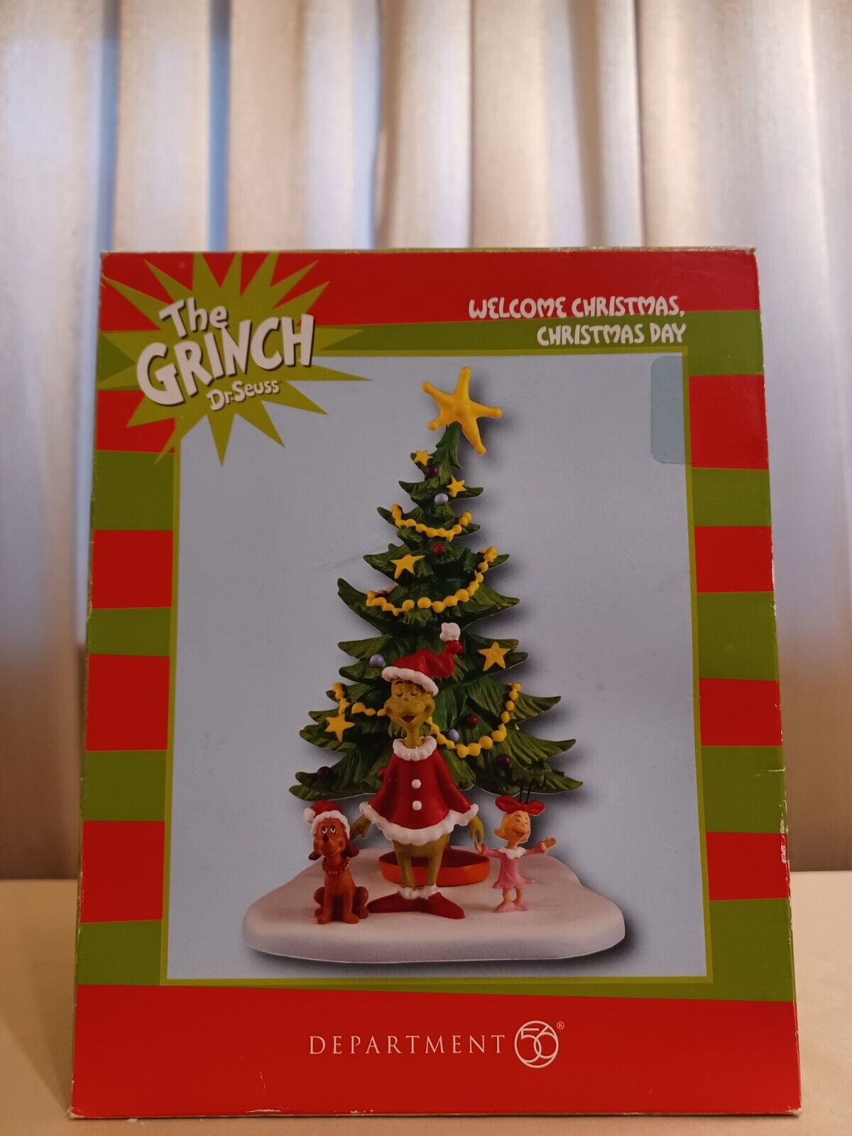 Department 56 Dr.Seuss The Grinch Welcome Christmas, Christmas Day