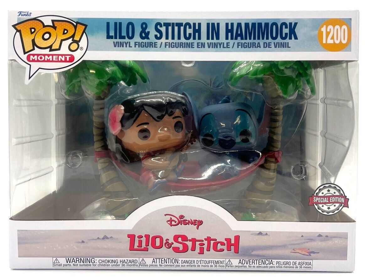 Funko Pop Moments Disney Lilo & Stitch in Hammock #1200 Special Edition
