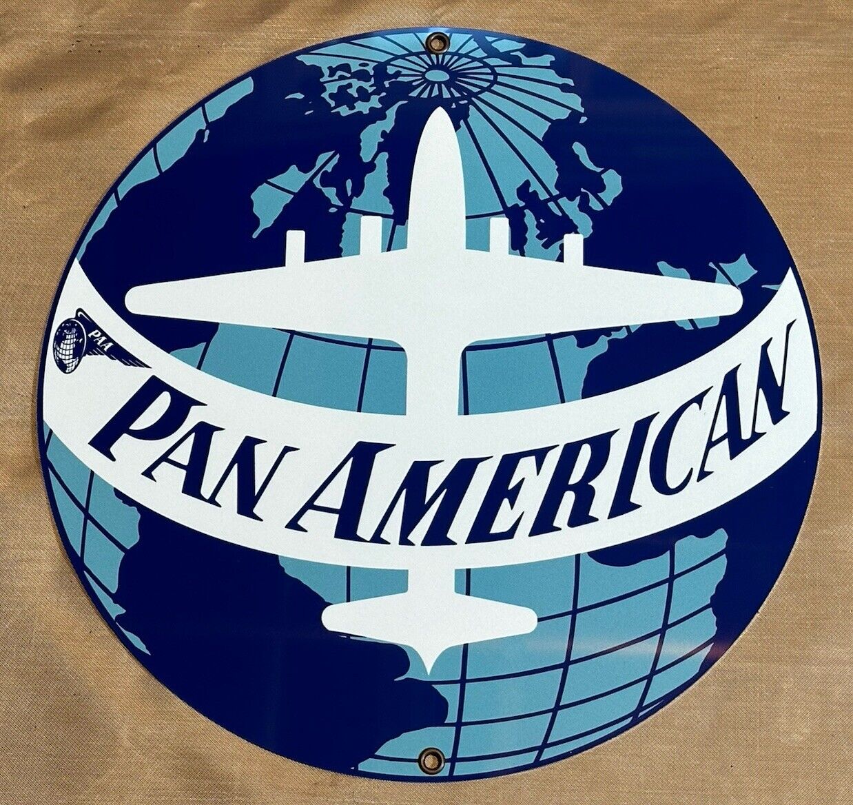 Pan American Airlines Aviation Man Cave Garage Retro  Sign