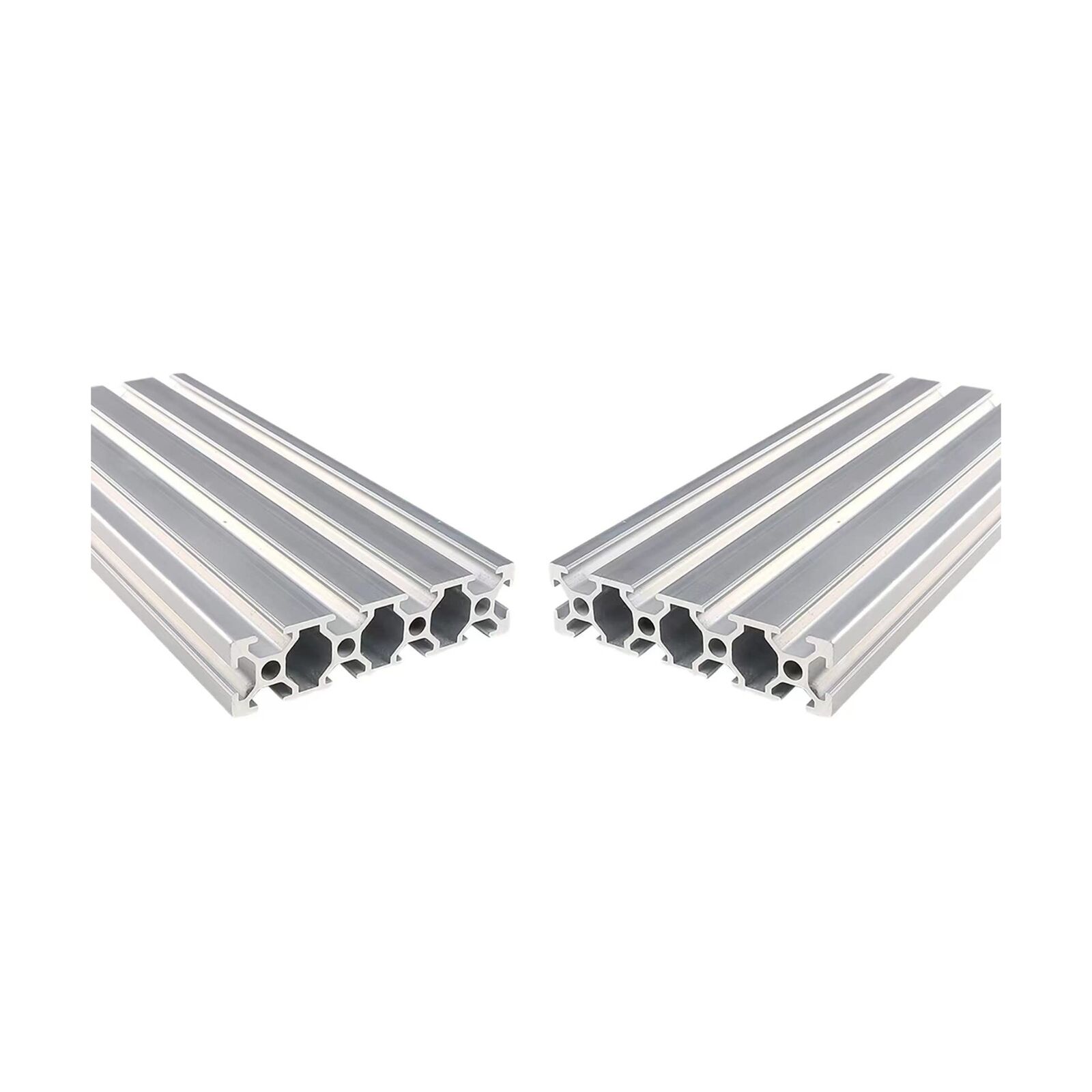 Coavoo 2080 Aluminum Extrusion 58.66 inch / 1490mm Length T Slot Silver 2 Pac...
