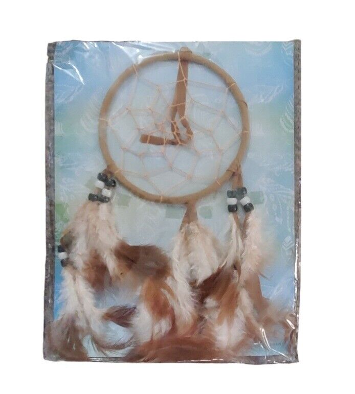 Small Dream Catcher Hoop Feathers & Beads new in package 