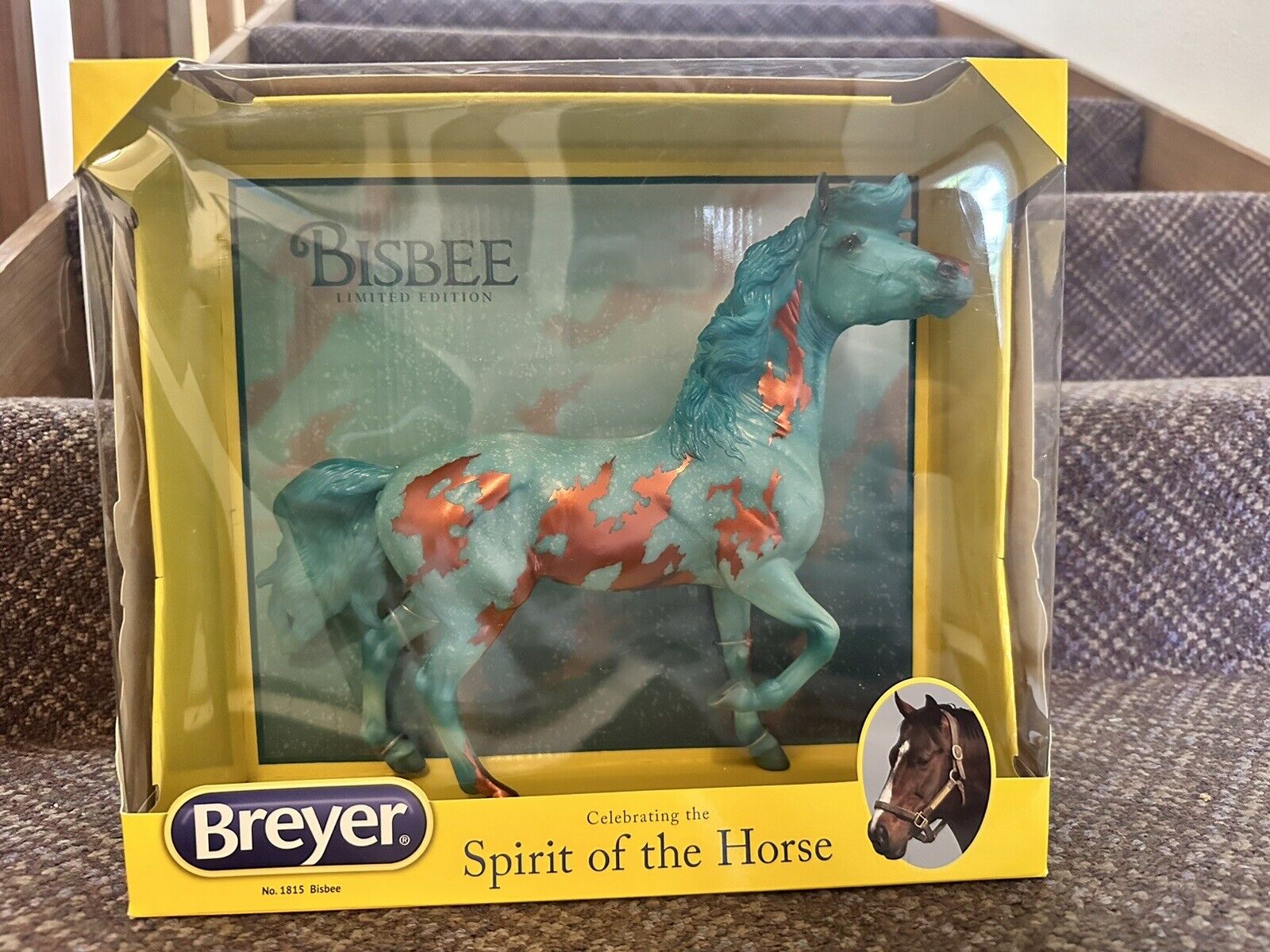 BREYER Bisbee #1815 Limited Edition Special Run turquoise mustang hwin mold