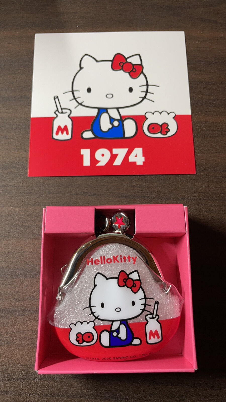 Hello Kitty Coin Purse Case Vintage Collection 1970's Reprint From Japan