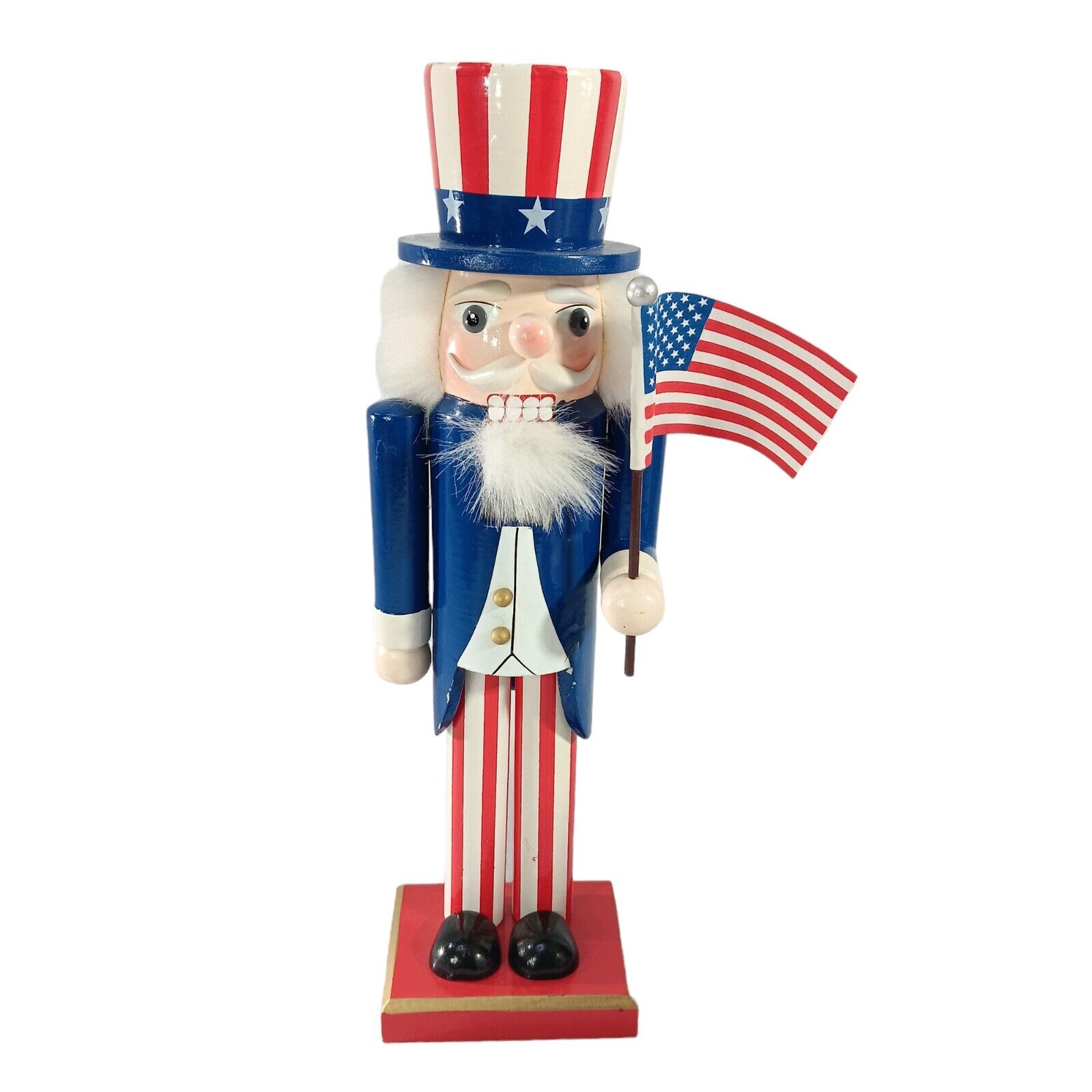 Patriotic Uncle Sam Nutcracker Figure 14\