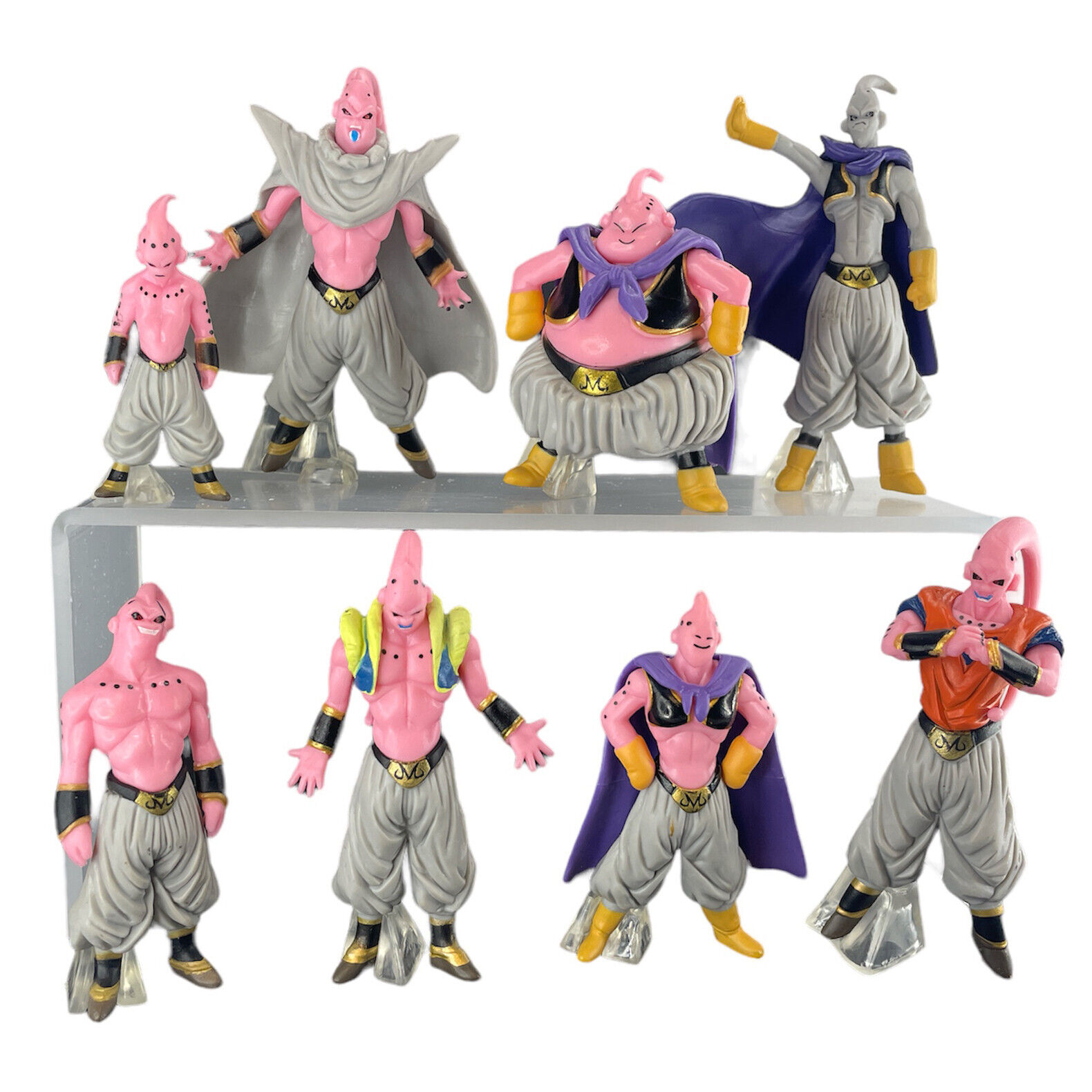 8 Pcs Set Majin Buu Boo Dragon Ball Z PVC Action Figures Figurine Toys Gifts