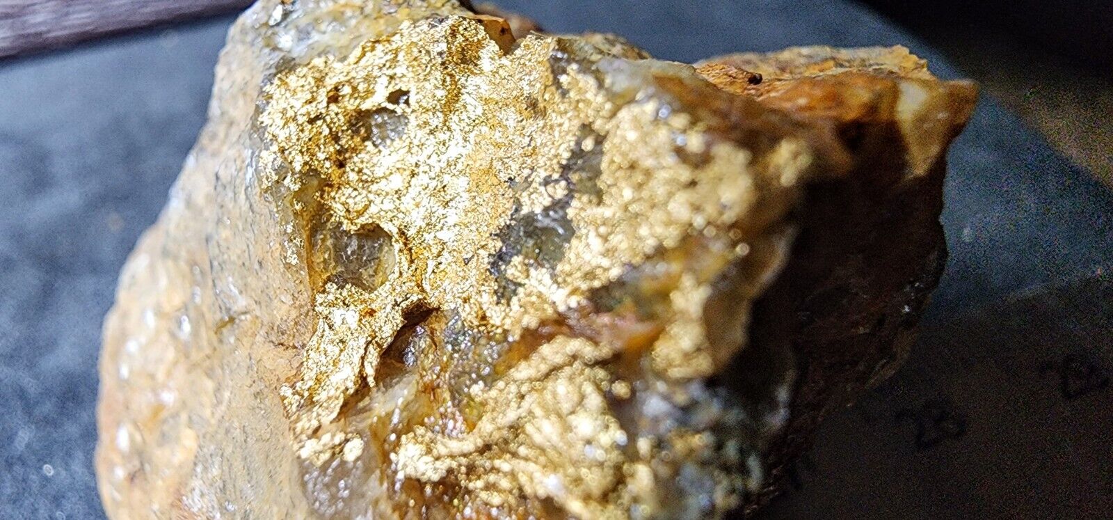 Gold Ore Specimen 54g Crystalline Gold From Ontario - 2509