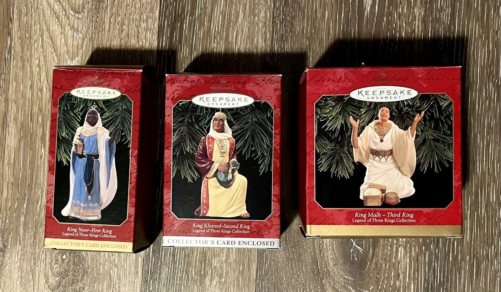 Hallmark Legend of the Three Kings Collection Complete 1997 98 99 In Boxes