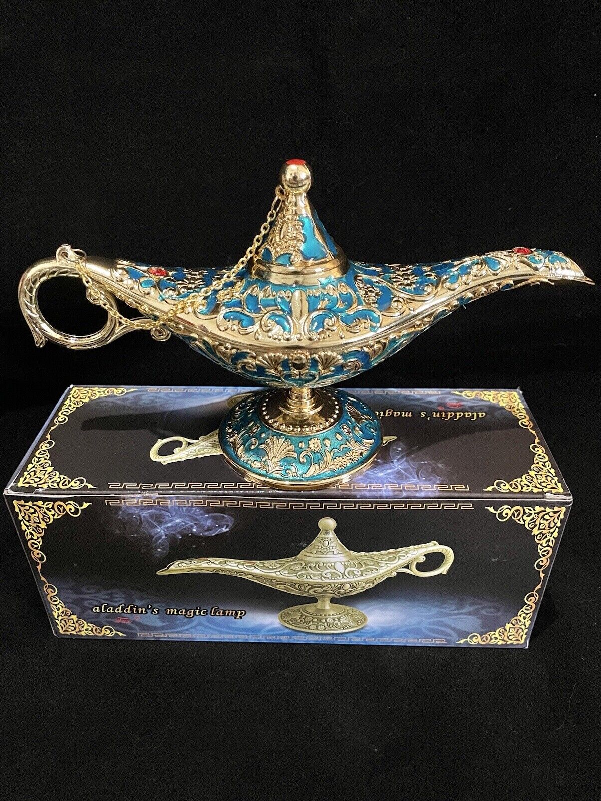 Aladdin Magic Genie Lamps Vintage Style Incense Burners Magic Light Lamp Luxury