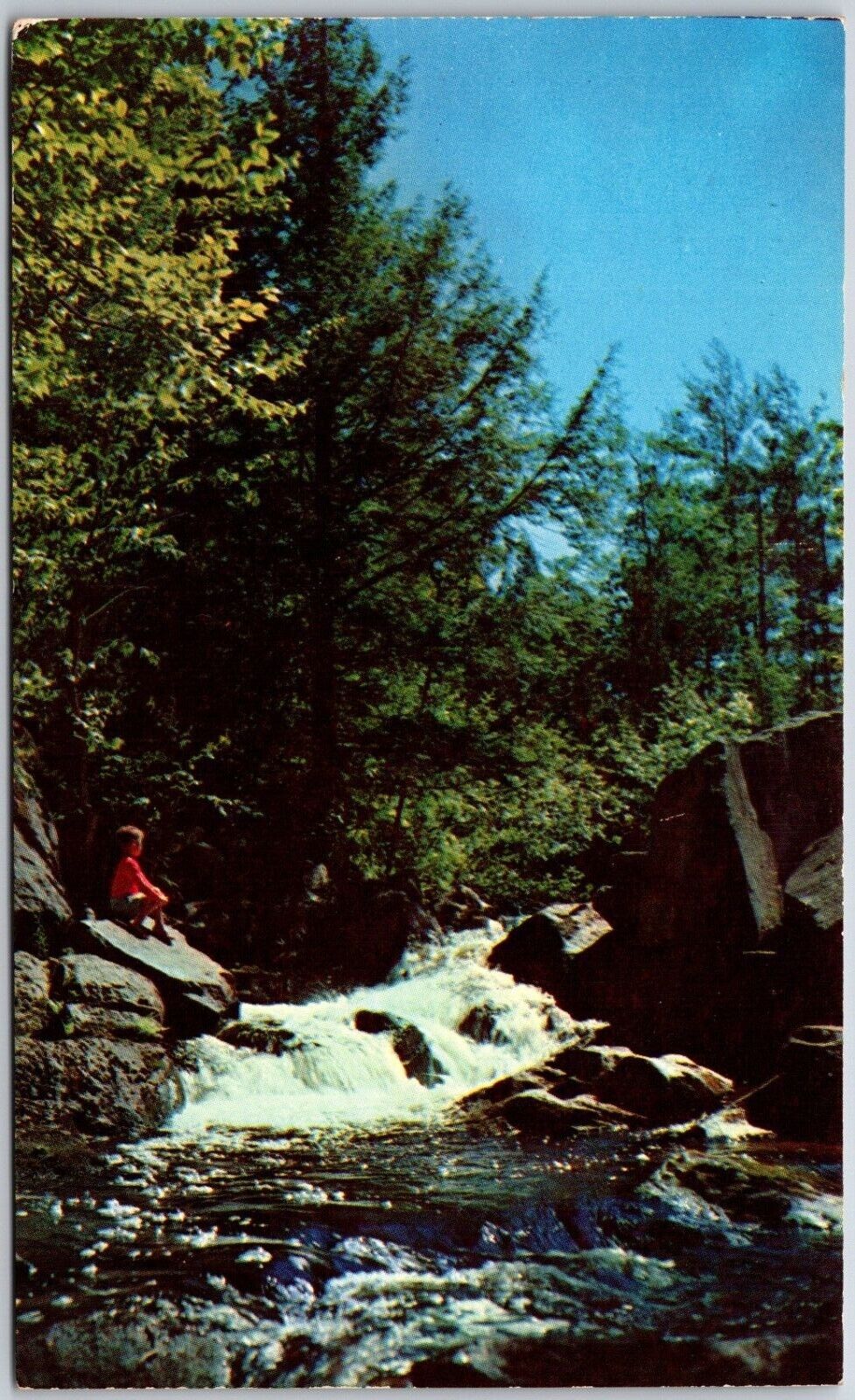 A Refreshing Mountain Stream, New Hampshire - Postcard