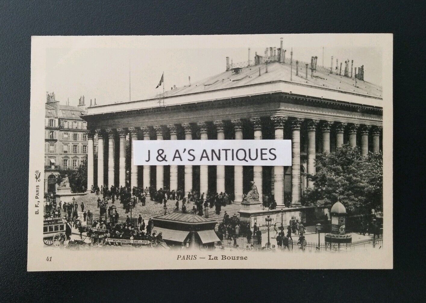 c. 1900's Commerce Building (Stock Exchange) Paris, France Unposted Postcard 