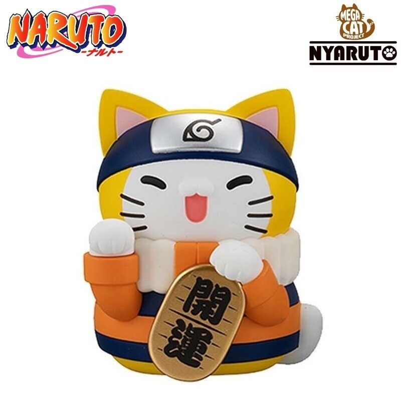 Mega Cat Project NARUTO Nyaruto Beckoning Cat Fortune Mini Figure Naruto Uzumaki