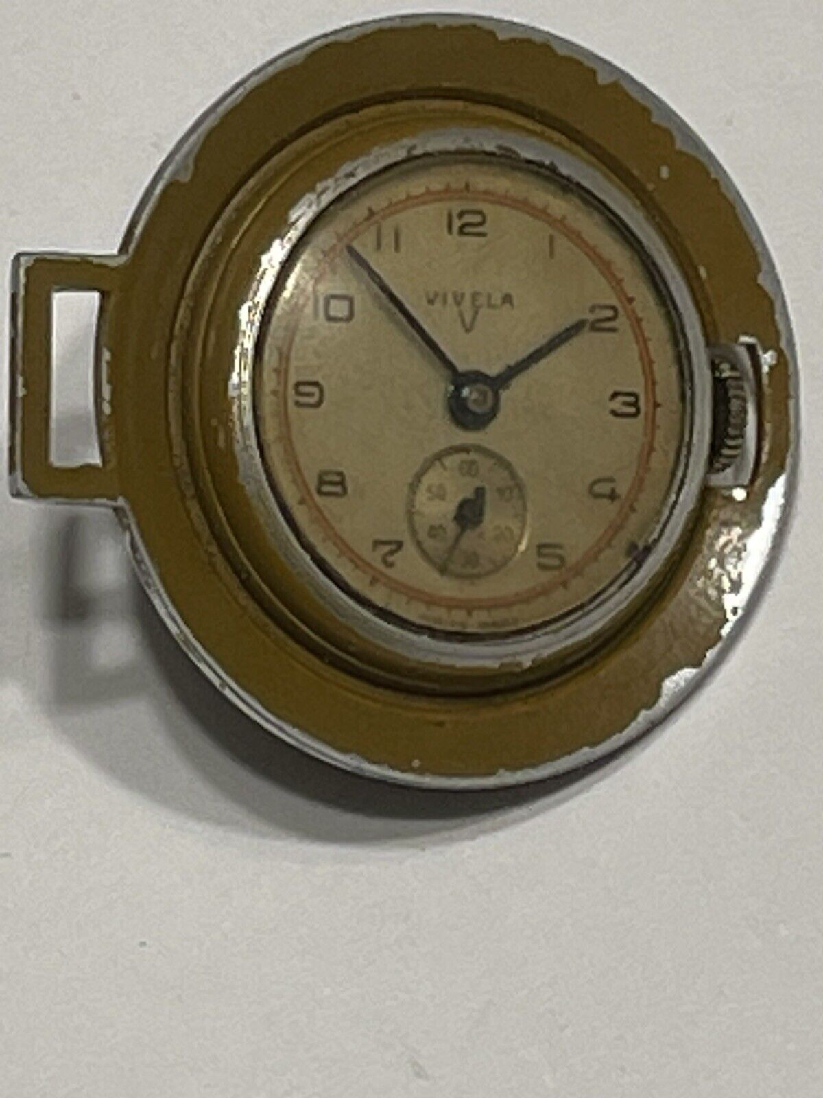 WW2 RARE French RAF & USA Allied Nurses Pin Watch VIVELA Swiss Made France WWII