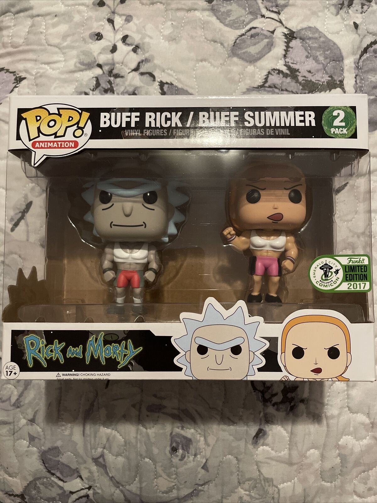 Funko Pop Rick And Morty Buff Rick/ Buff Summer (2 Pack) [ECCC] 2017 Exclusive
