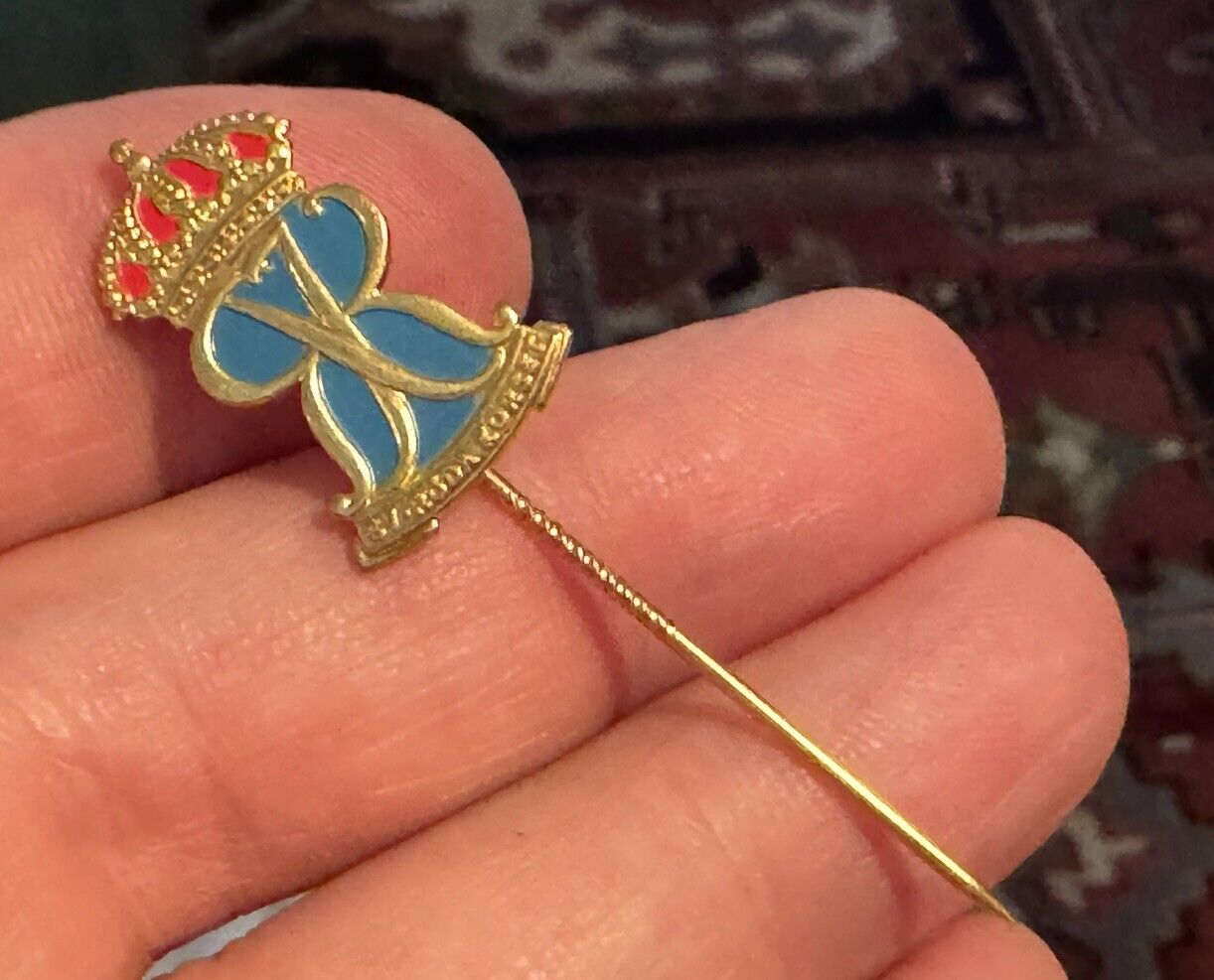 Vintage Royal Lapel Stick Pin