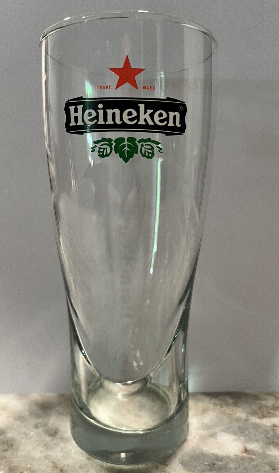 Heineken Beer Glass Imperial Pint Glass 20 Ounces