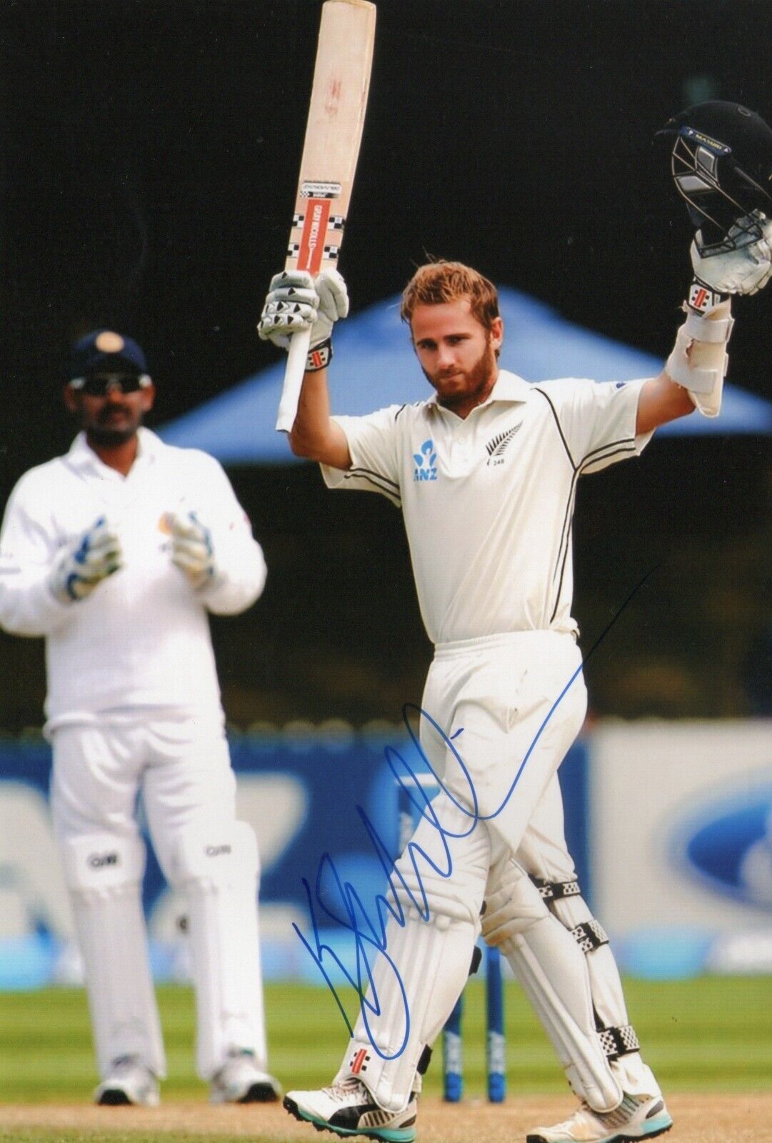5x7 Original Autographed Photo of New Zealand Cricketer Kane Williamson
