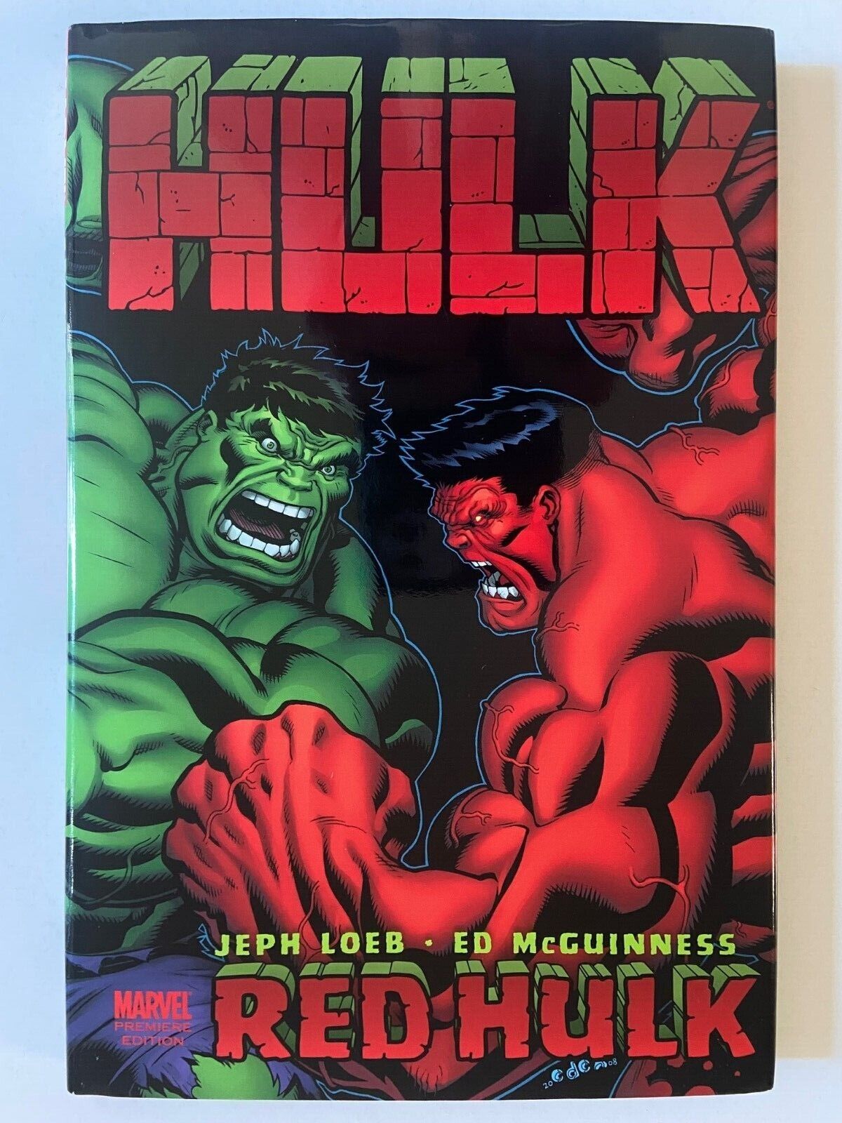 Red Hulk Incredible Hulk Ed McGuiness 2008 Graphic Novel Hardcover Marvel Comics