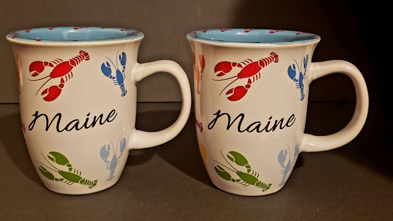 Maine Lobster Coffee Mug Set Of 2