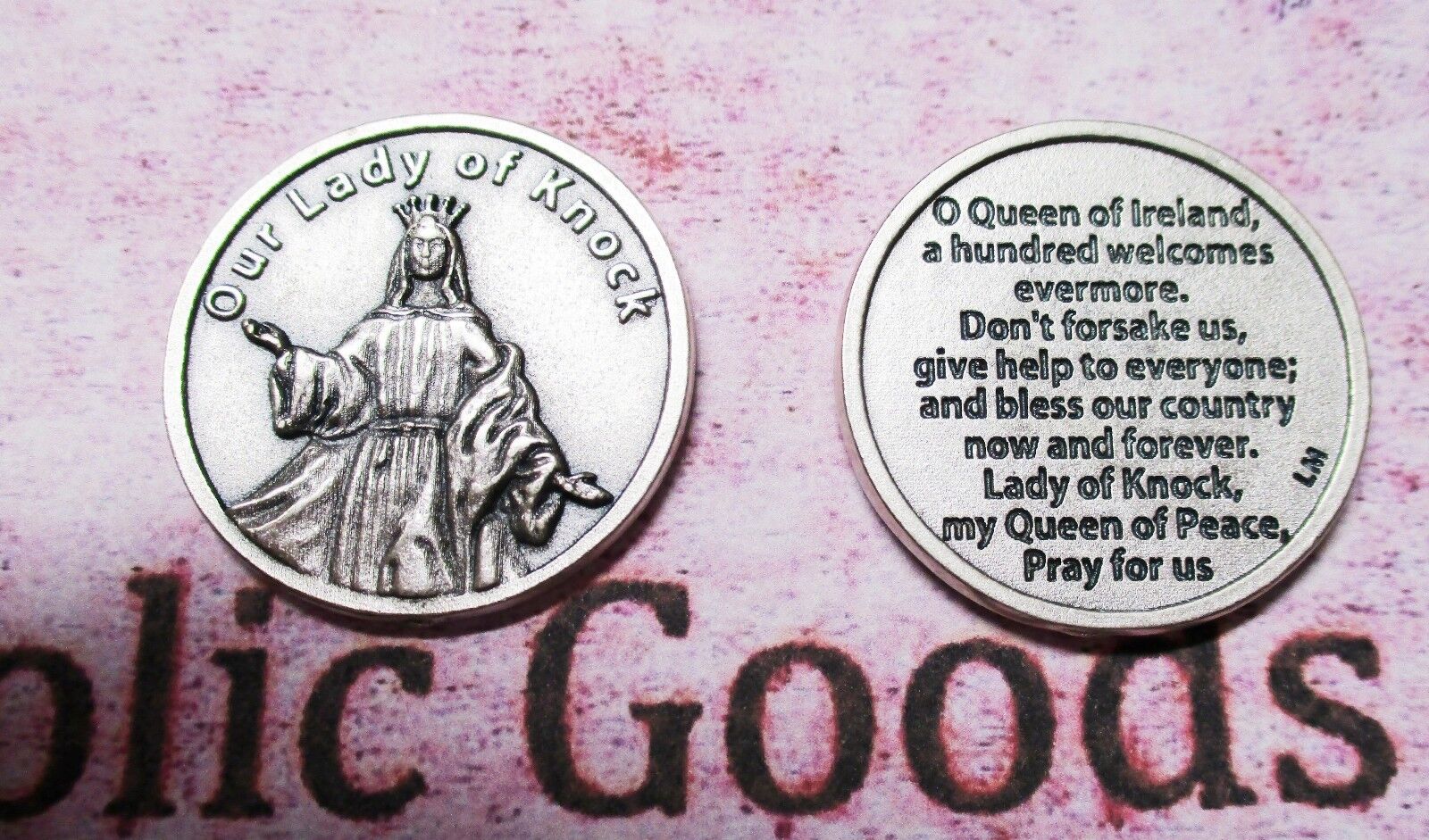 Our Lady of Knock - Prayer to Our Lady of Knock - Pocket Coin 