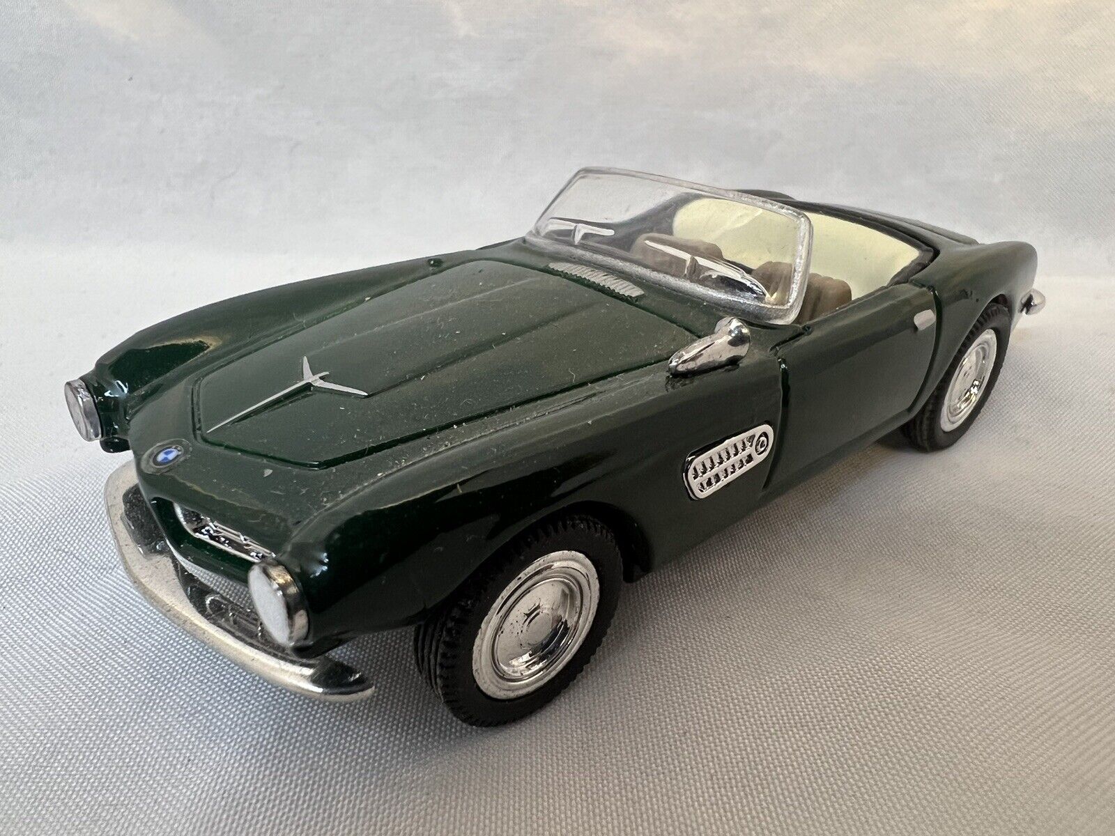 Vintage 1999 New-Ray Die Cast BMW 507 Car Model 1/43 Comvertible Green