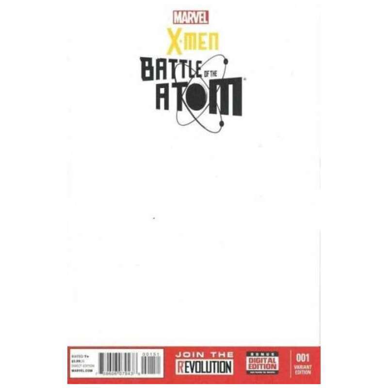X-Men: Battle of the Atom #1 Blank Variant in NM condition. Marvel comics [h&