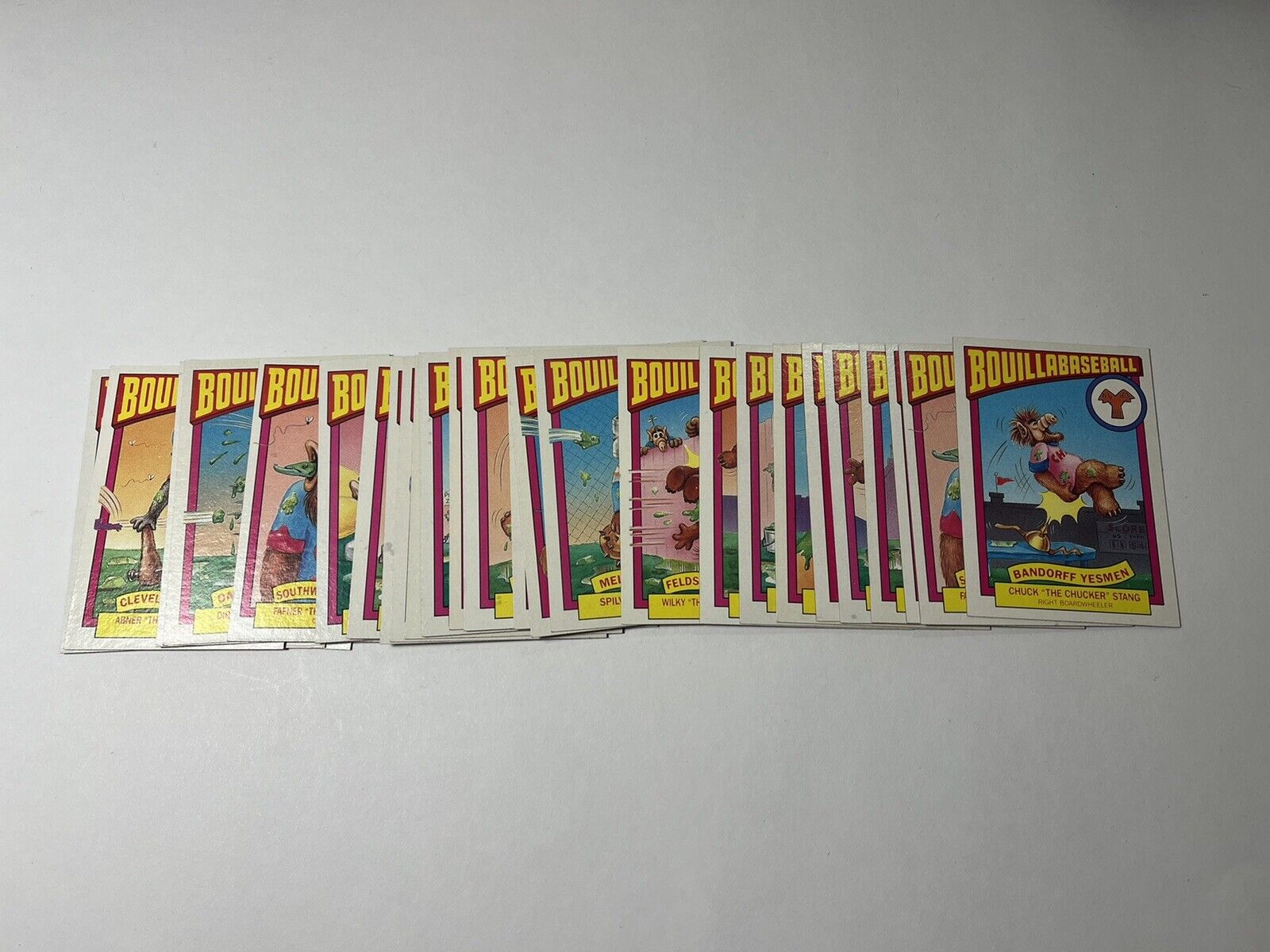 Lot Of 30 Vintage Alf Bouillabaseball Cards