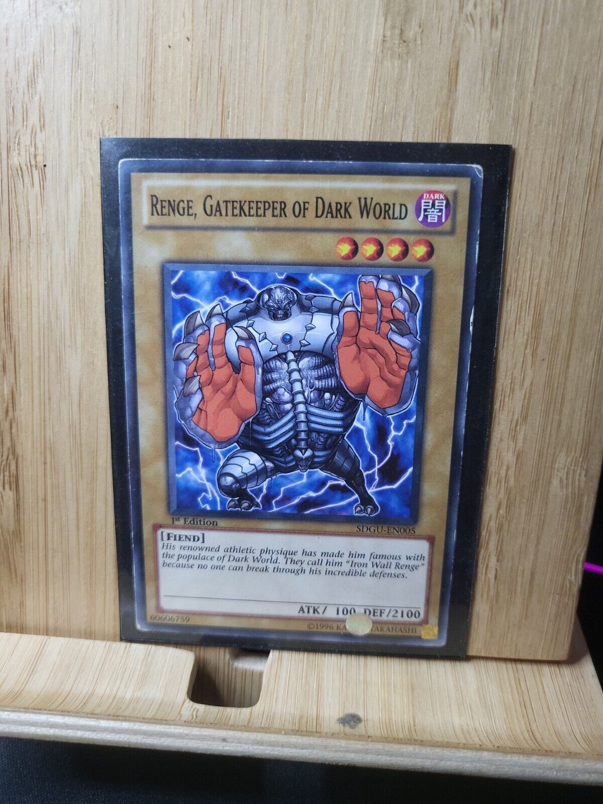 Yu-Gi-Oh🏆Renge Gatekeeper of Dark World - 1st Edition🏆COMMON Card