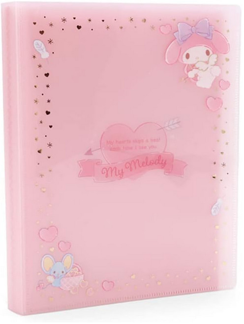 New JAPAN SANRIO My Melody Rabbit Pink Album 40 Large Photos Storage Book