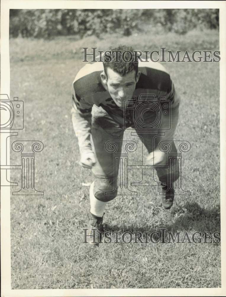 1937 Press Photo Football Player Floyd Storey - afa63942