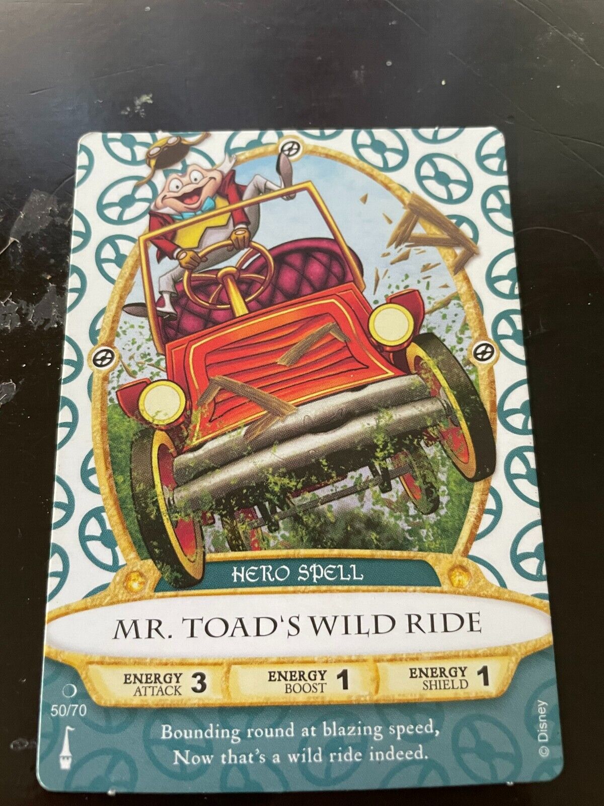 Sorcerers of the Magic Kingdom Planet Card MR. TOAD’S WILD RIDE #50