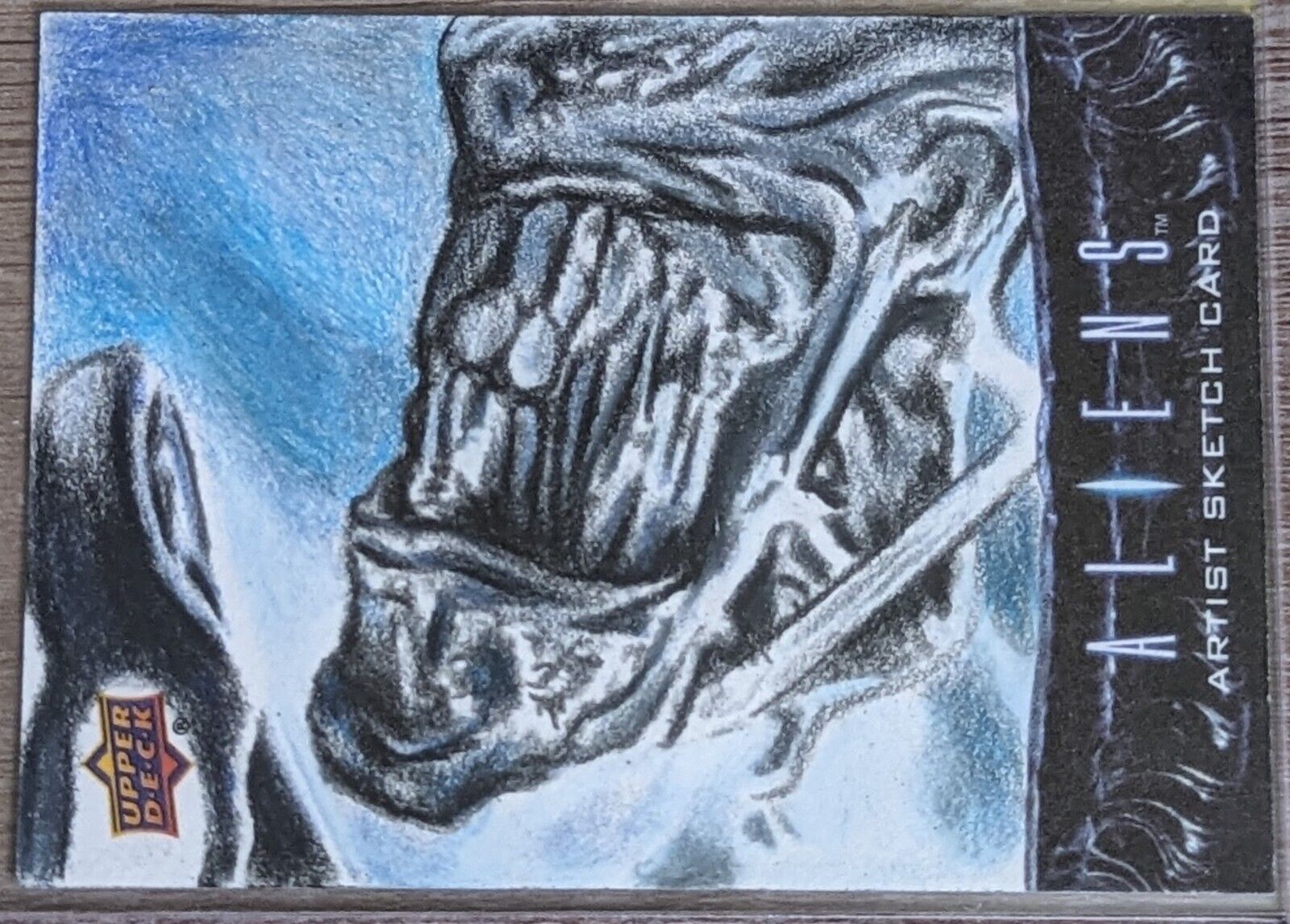 2018 Upper Deck Aliens Movie Sketch Card Xenomorph By Brett Farr 1/1