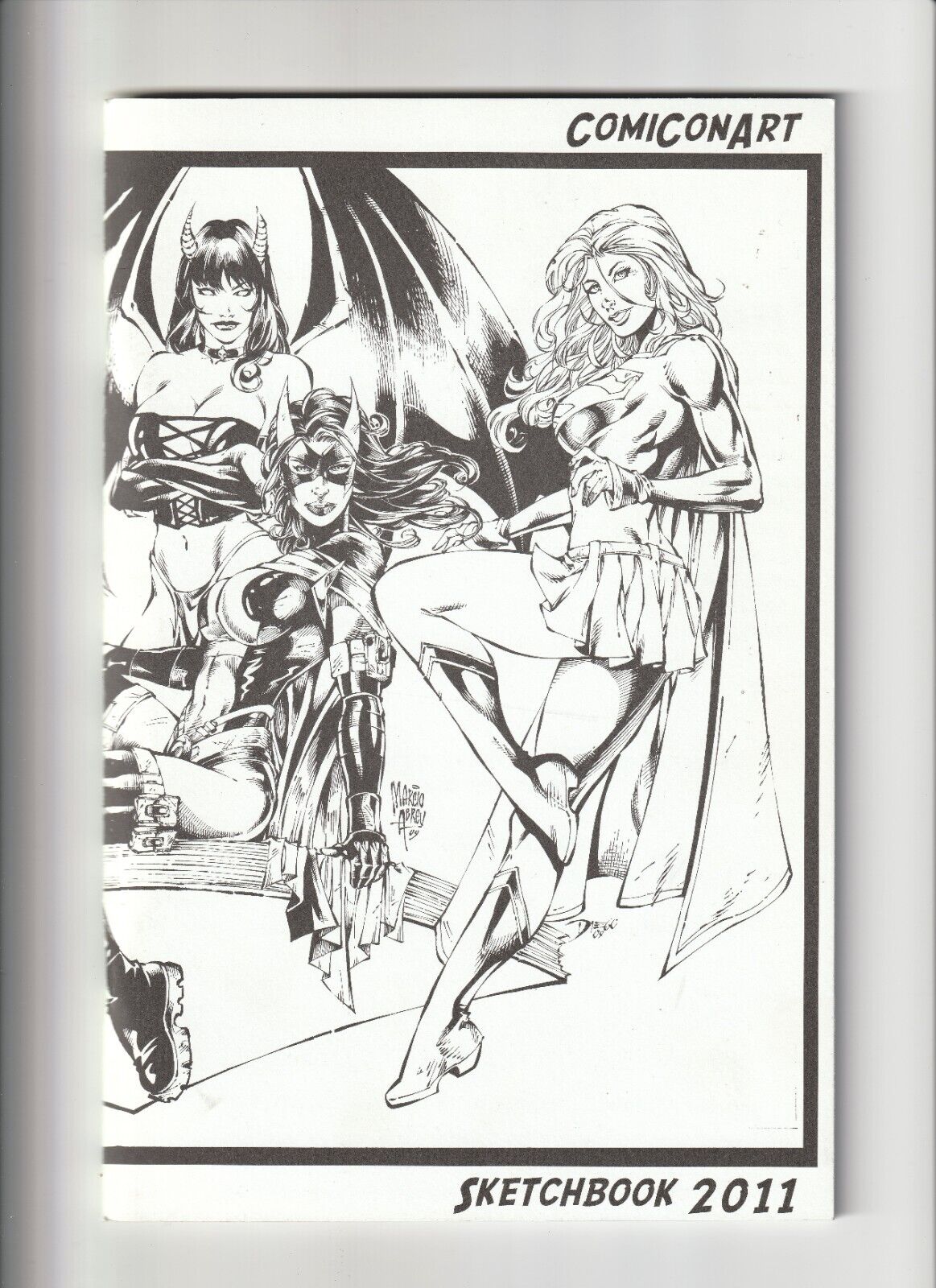 ComiConArt Sketchbook 2011 Tons of sketches and art NM