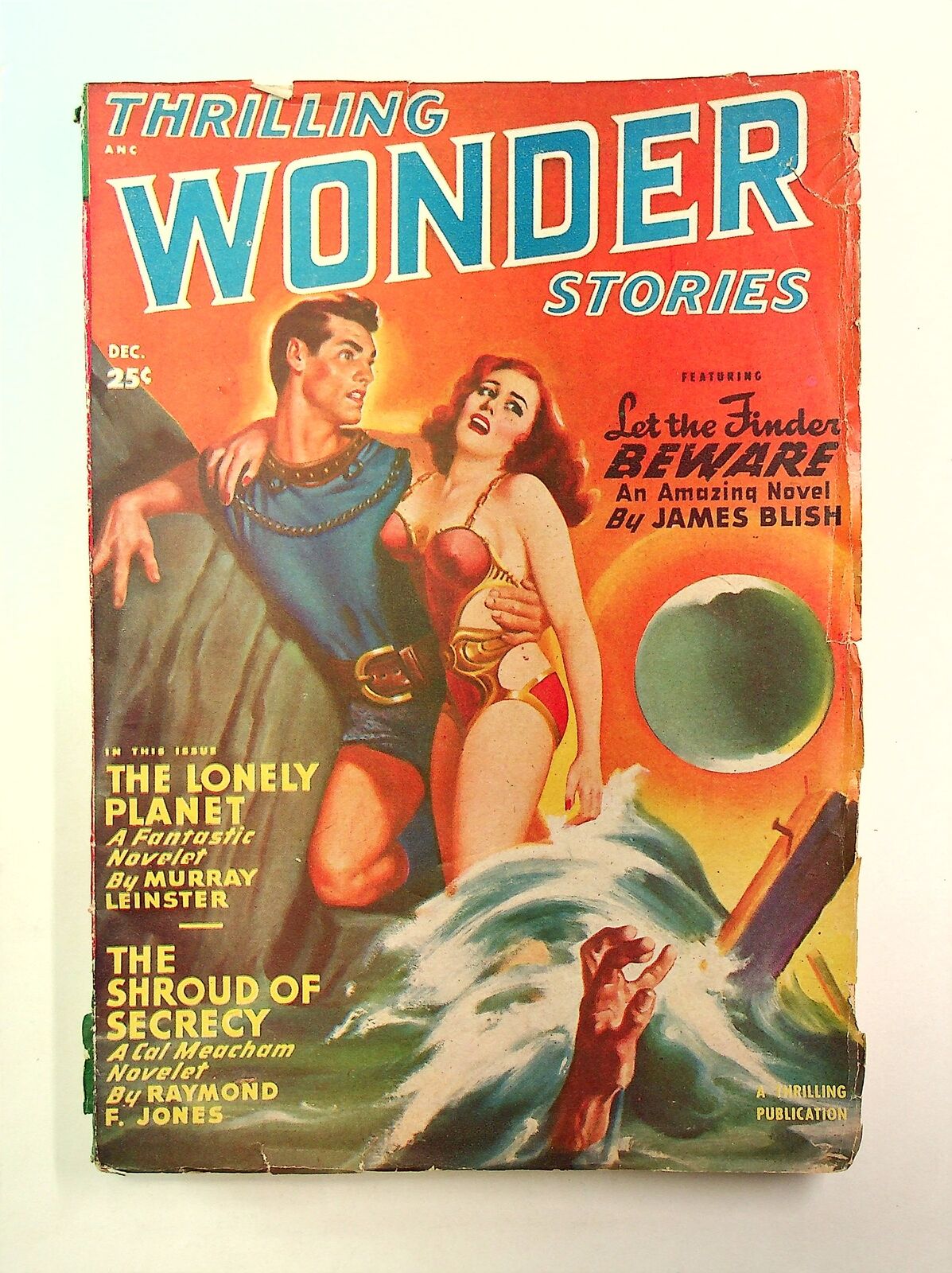 Thrilling Wonder Stories Pulp Dec 1949 Vol. 35 #2 FN- 5.5