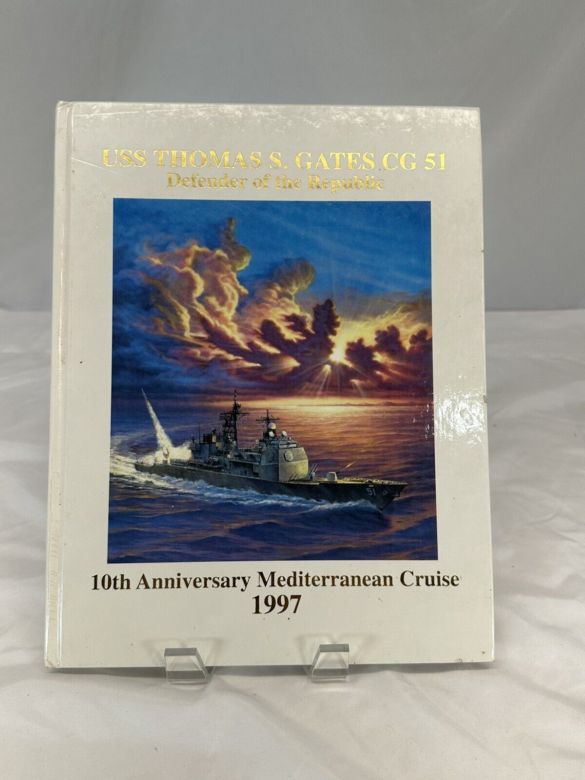 USS Thomas S. Gates (CG-51) 1997 10th Mediterranean Deployment Cruise Book
