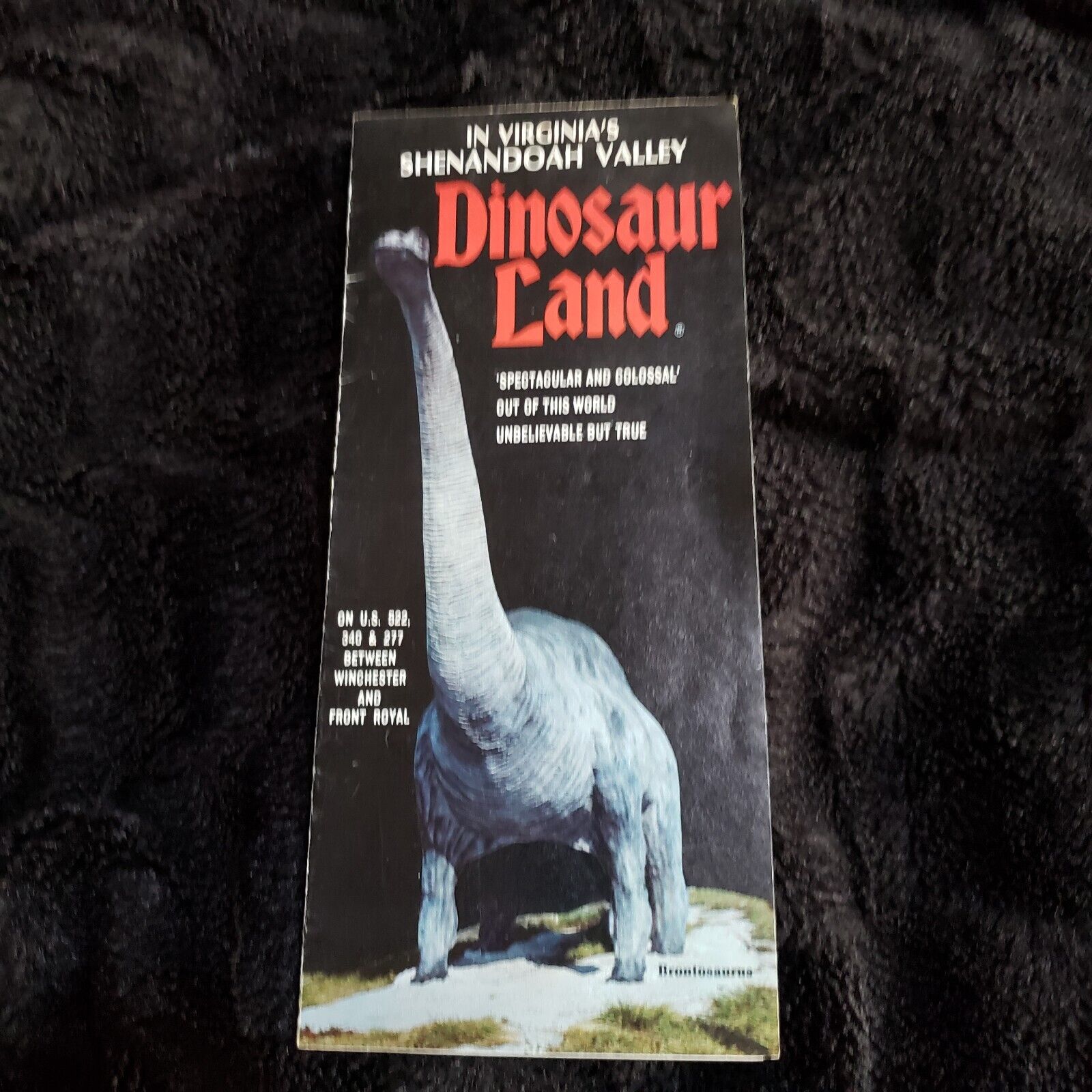 Vintage Dinosaur Land Virginia Brochure 1975