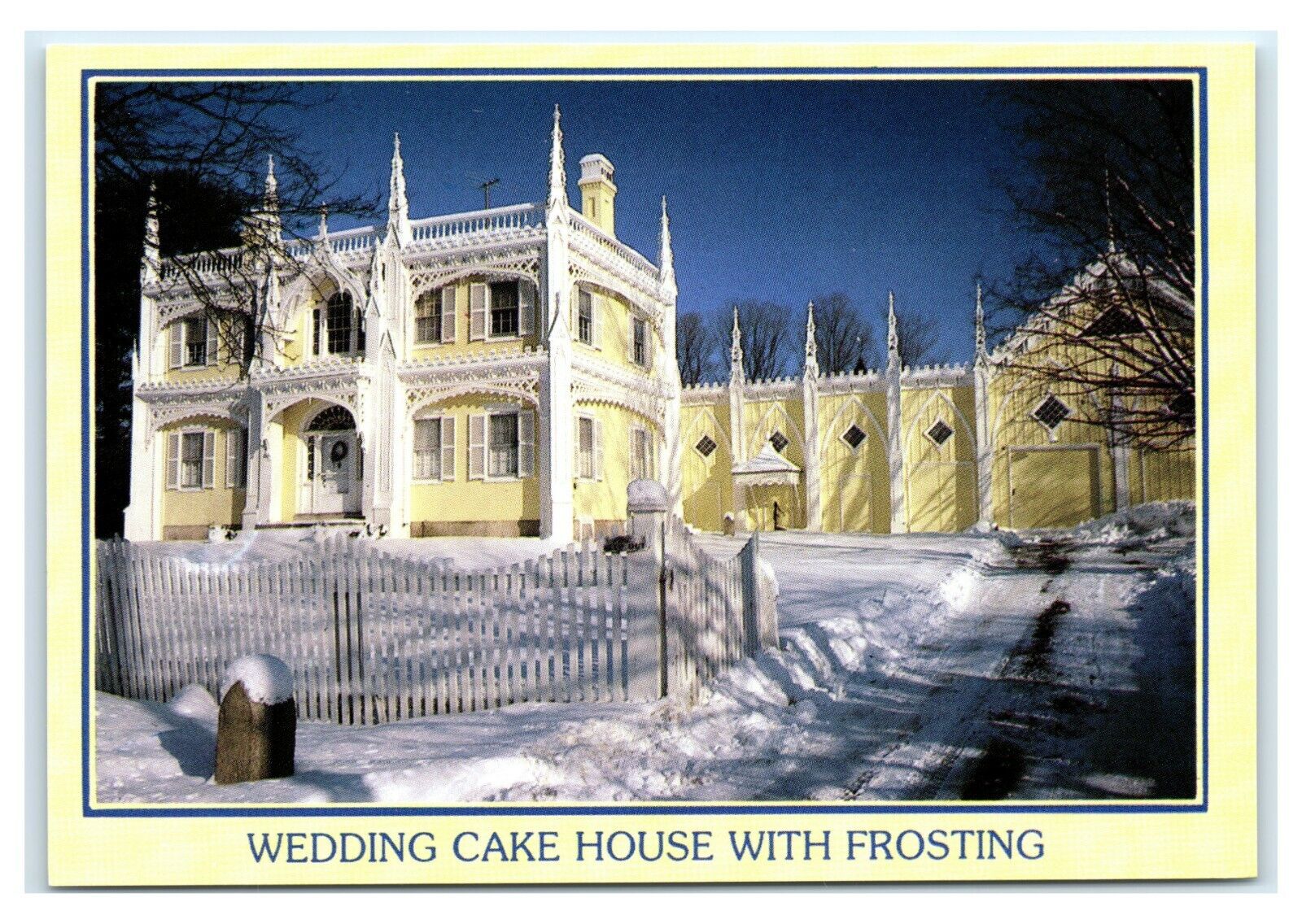 Postcard Wedding Cake House, Kennebunkport, Maine ME K11 * 2