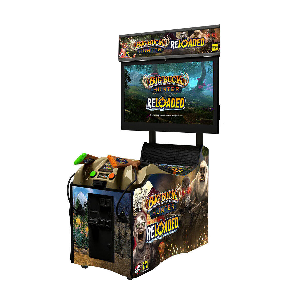 Big Buck Hunter Reloaded Panorama Gun Shooting Arcade Game Online