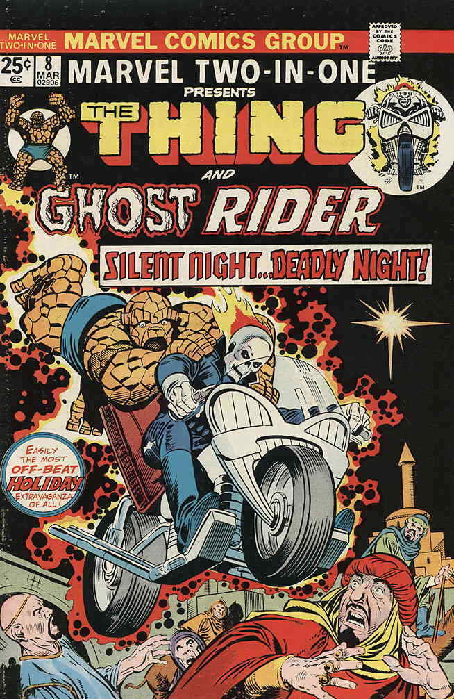 Marvel Two-In-One #8 FN; Marvel | the Thing Ghost Rider - we combine shipping