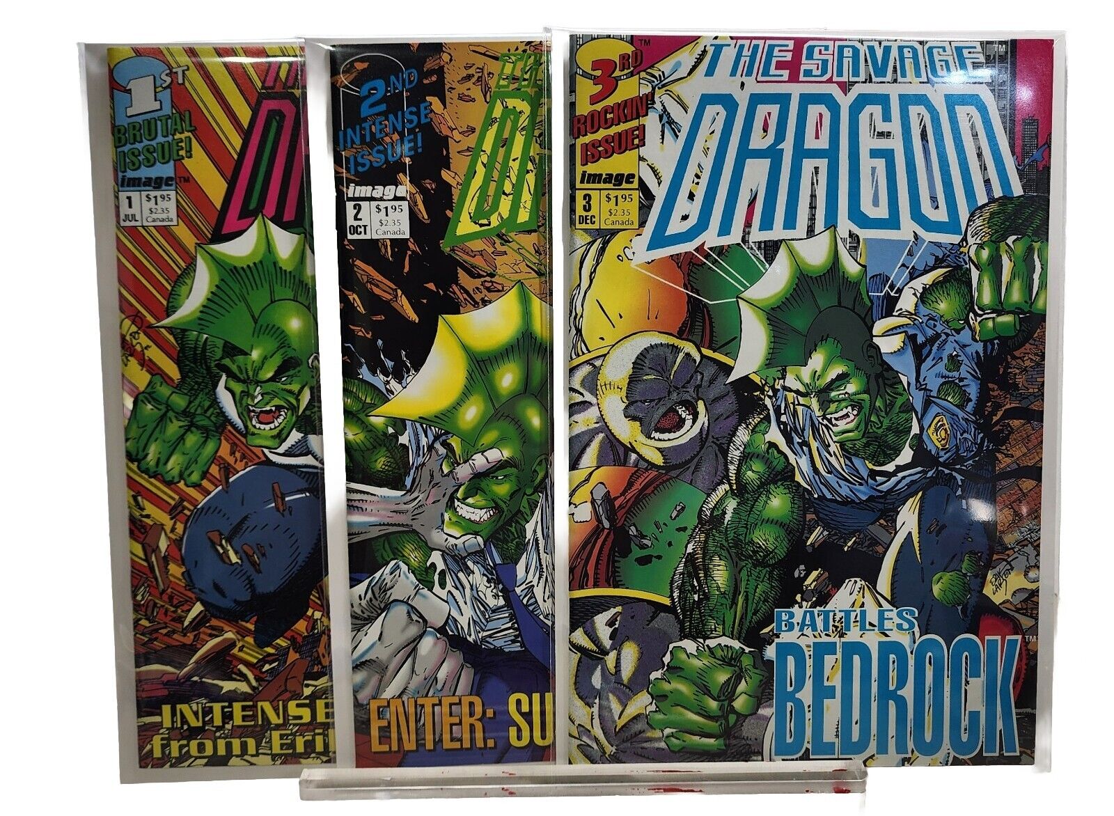 Savage Dragon [1st Series] #1, 2, 3 Set (Image, 1992)